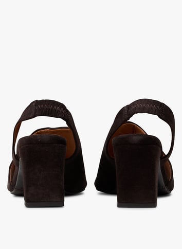 Flat leather mules BILLI BI Brown
